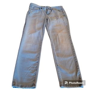 Calvin Klein Ice Blue W10 Ankle Skinny Jeans Size 10